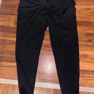 Black Sparkle Leggings for Women